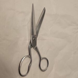Vintage Richards Of Sheffield England Sewing Scissors Shears Speedway Chrome  6"